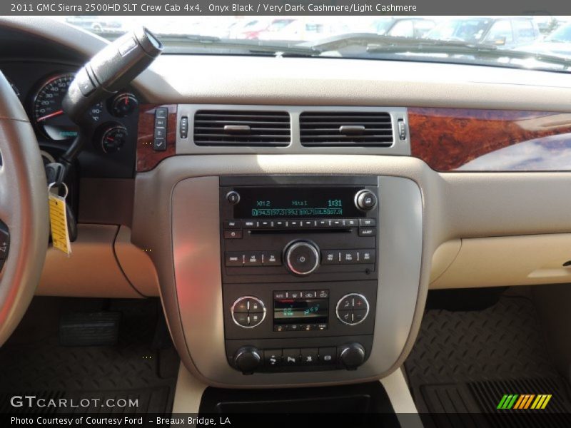 Onyx Black / Very Dark Cashmere/Light Cashmere 2011 GMC Sierra 2500HD SLT Crew Cab 4x4