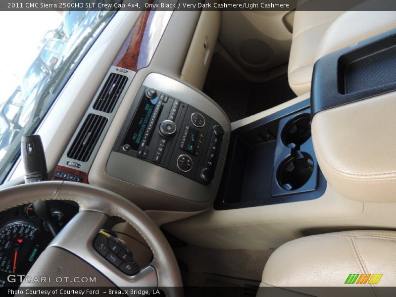 Onyx Black / Very Dark Cashmere/Light Cashmere 2011 GMC Sierra 2500HD SLT Crew Cab 4x4