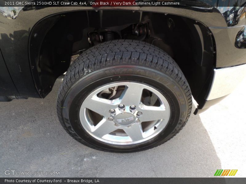 Onyx Black / Very Dark Cashmere/Light Cashmere 2011 GMC Sierra 2500HD SLT Crew Cab 4x4