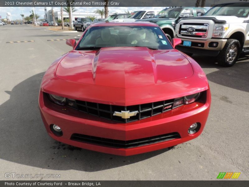 Crystal Red Tintcoat / Gray 2013 Chevrolet Camaro LT Coupe