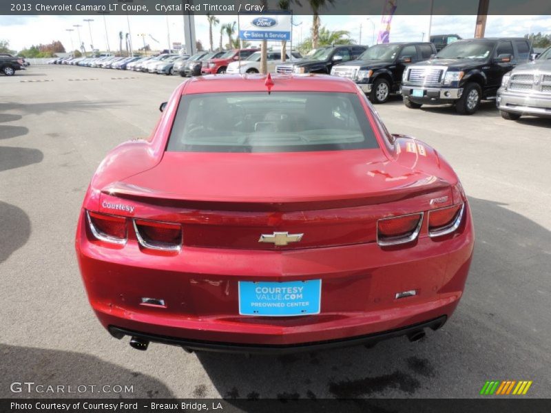 Crystal Red Tintcoat / Gray 2013 Chevrolet Camaro LT Coupe