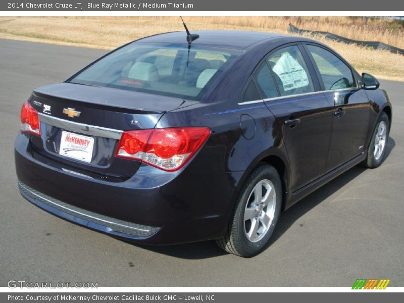 Blue Ray Metallic / Medium Titanium 2014 Chevrolet Cruze LT