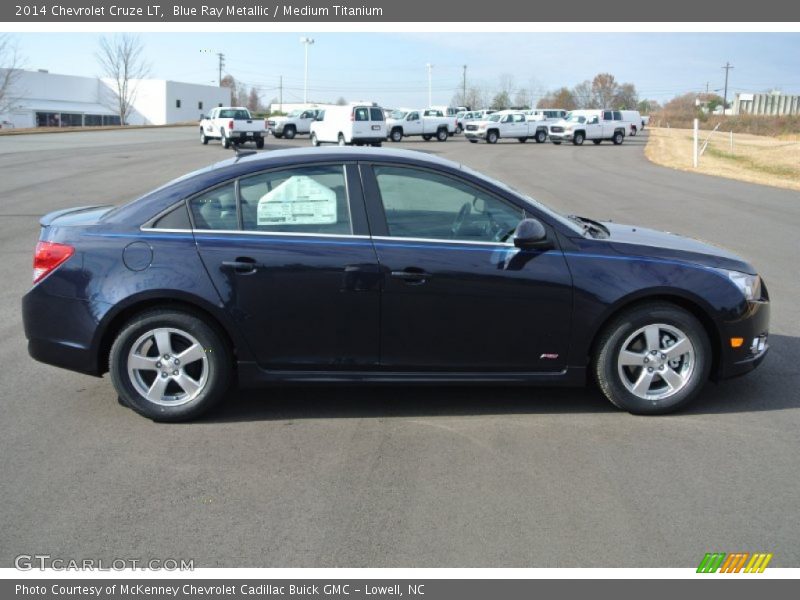 Blue Ray Metallic / Medium Titanium 2014 Chevrolet Cruze LT