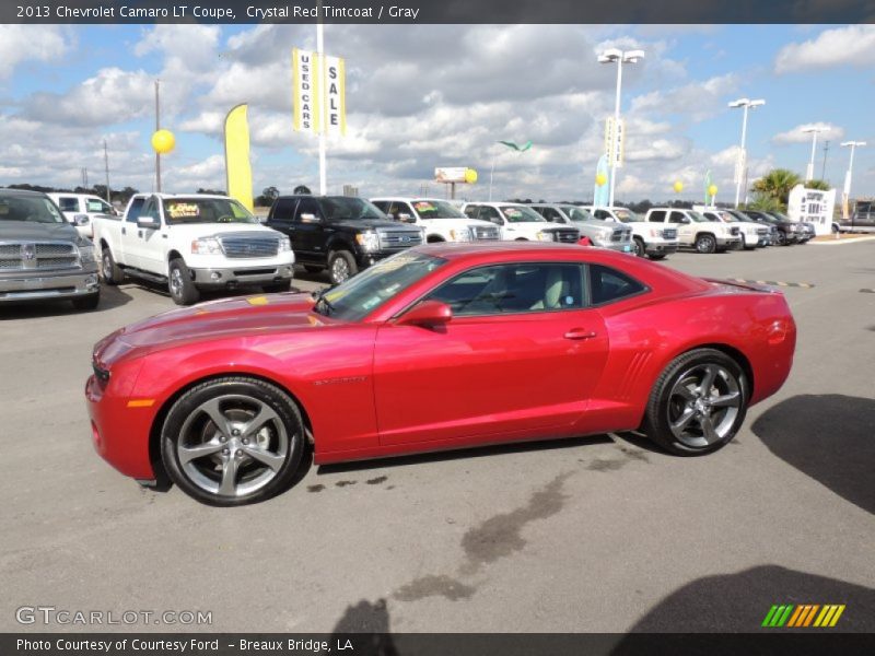 Crystal Red Tintcoat / Gray 2013 Chevrolet Camaro LT Coupe