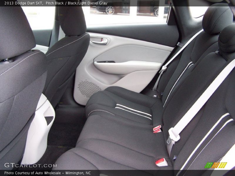 Pitch Black / Black/Light Diesel Gray 2013 Dodge Dart SXT