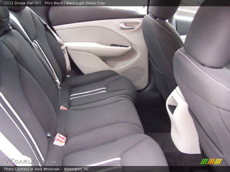 Pitch Black / Black/Light Diesel Gray 2013 Dodge Dart SXT