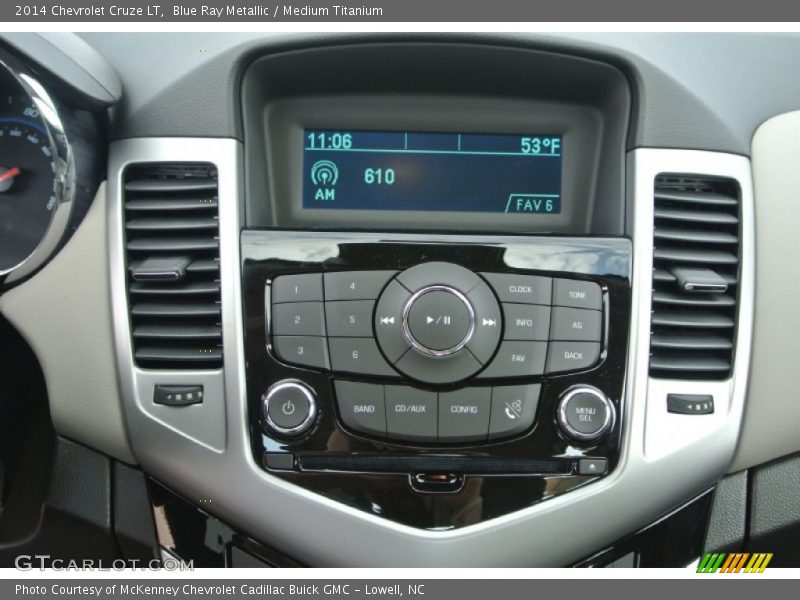 Blue Ray Metallic / Medium Titanium 2014 Chevrolet Cruze LT