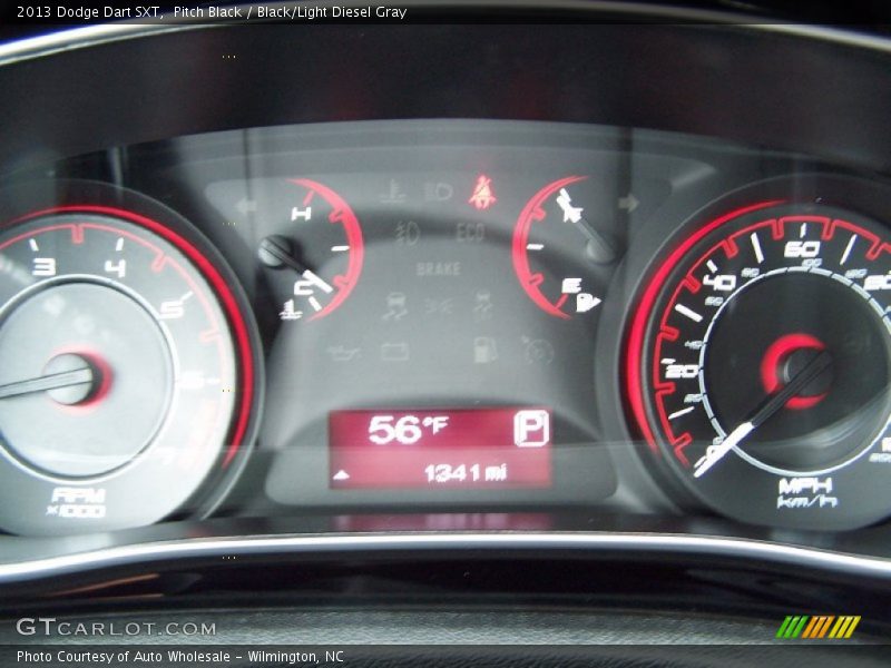 Pitch Black / Black/Light Diesel Gray 2013 Dodge Dart SXT