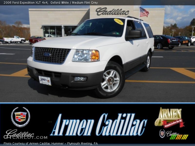 Oxford White / Medium Flint Grey 2006 Ford Expedition XLT 4x4