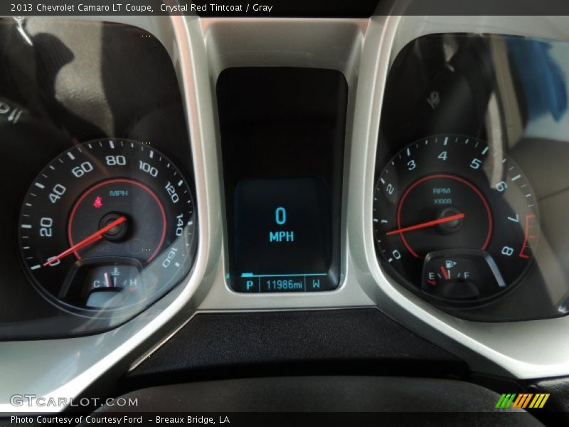 Crystal Red Tintcoat / Gray 2013 Chevrolet Camaro LT Coupe