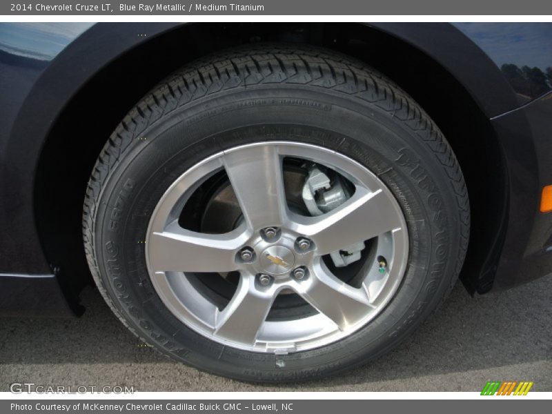Blue Ray Metallic / Medium Titanium 2014 Chevrolet Cruze LT