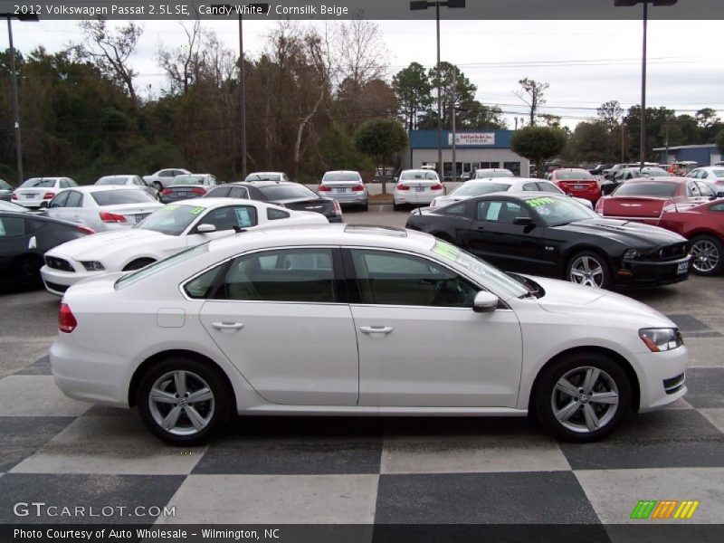 Candy White / Cornsilk Beige 2012 Volkswagen Passat 2.5L SE