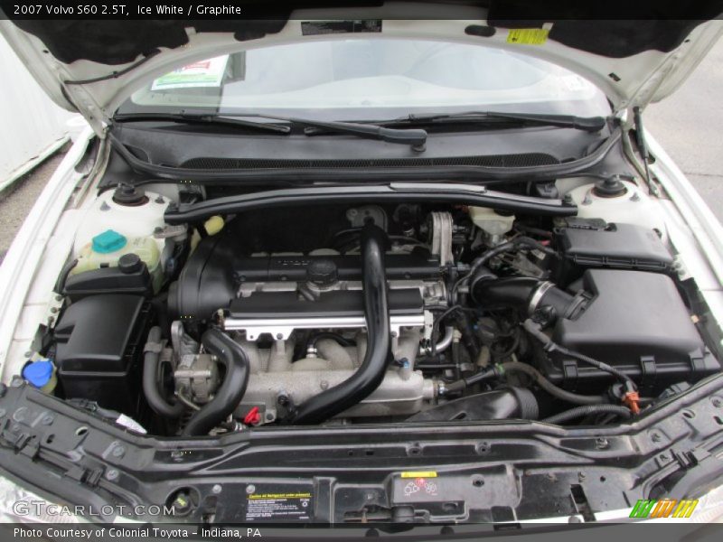 Ice White / Graphite 2007 Volvo S60 2.5T