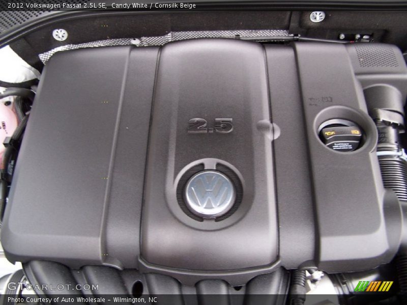 Candy White / Cornsilk Beige 2012 Volkswagen Passat 2.5L SE