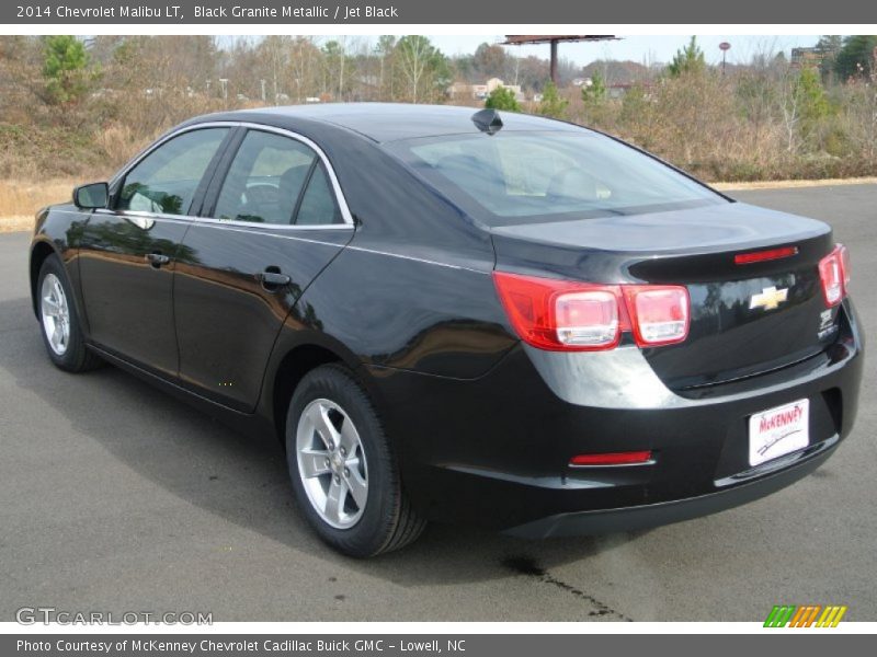 Black Granite Metallic / Jet Black 2014 Chevrolet Malibu LT