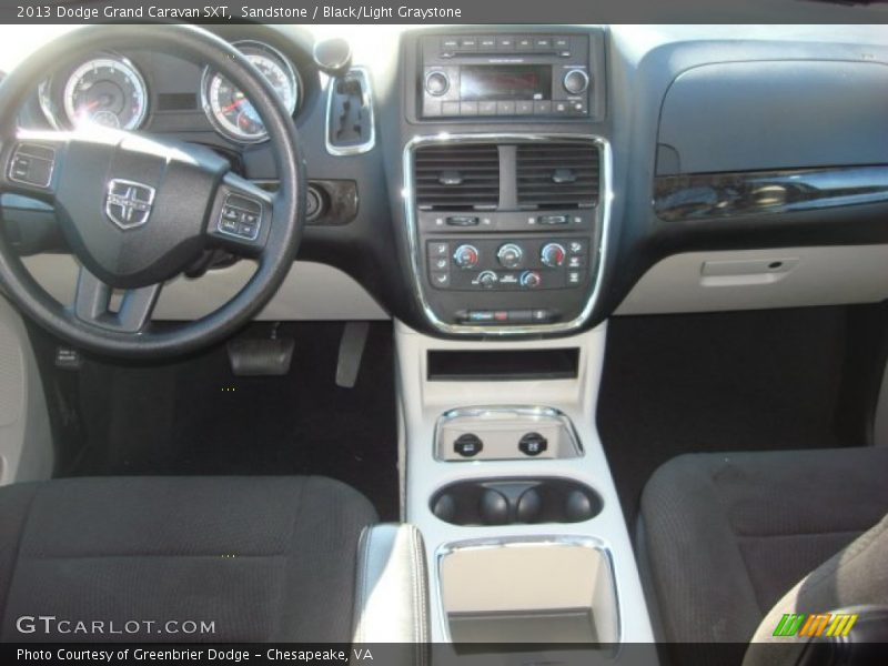 Sandstone / Black/Light Graystone 2013 Dodge Grand Caravan SXT