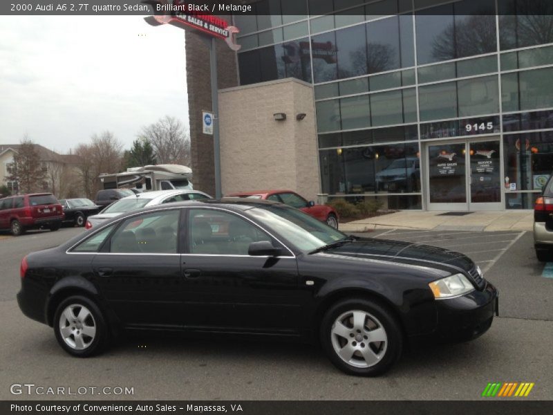 Brilliant Black / Melange 2000 Audi A6 2.7T quattro Sedan