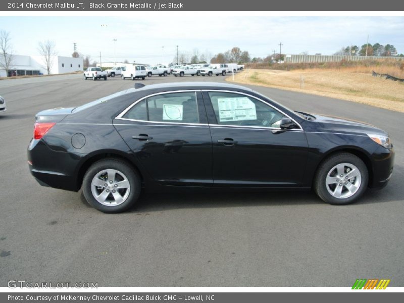 Black Granite Metallic / Jet Black 2014 Chevrolet Malibu LT
