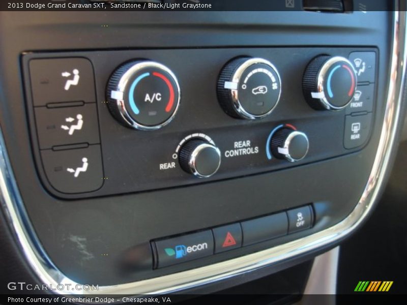 Sandstone / Black/Light Graystone 2013 Dodge Grand Caravan SXT