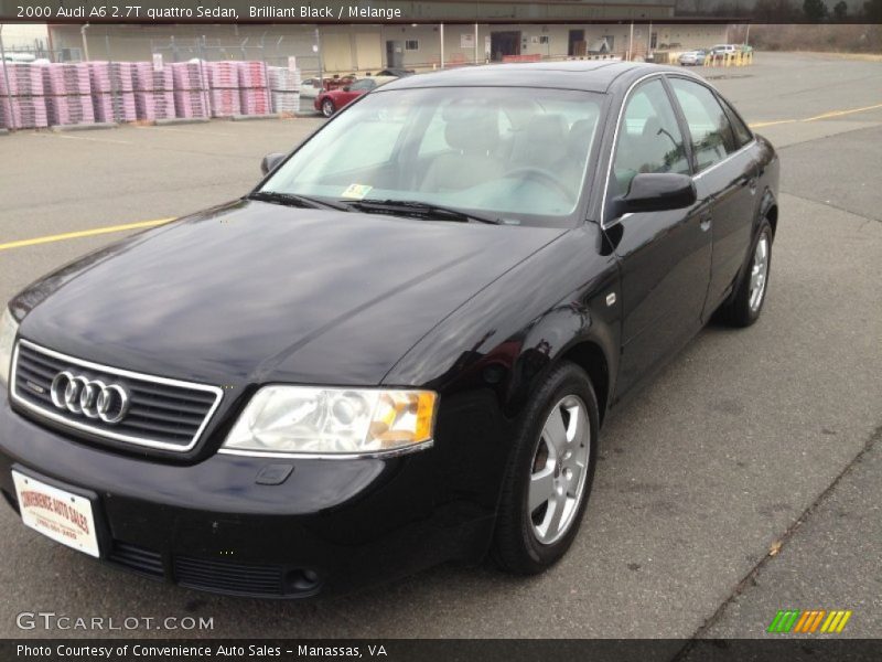 Brilliant Black / Melange 2000 Audi A6 2.7T quattro Sedan