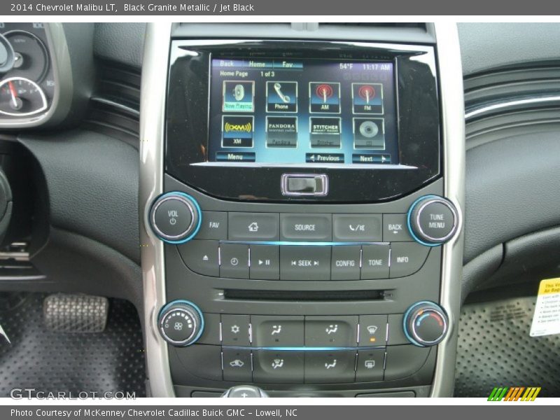 Black Granite Metallic / Jet Black 2014 Chevrolet Malibu LT