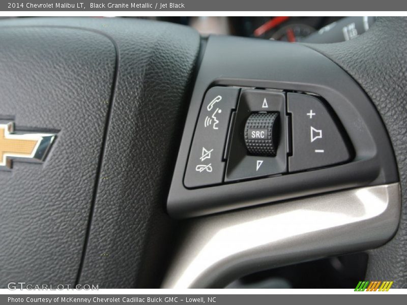 Black Granite Metallic / Jet Black 2014 Chevrolet Malibu LT