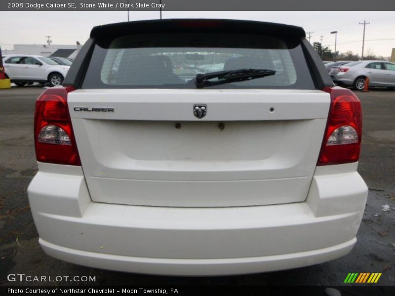Stone White / Dark Slate Gray 2008 Dodge Caliber SE