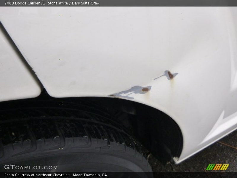 Stone White / Dark Slate Gray 2008 Dodge Caliber SE