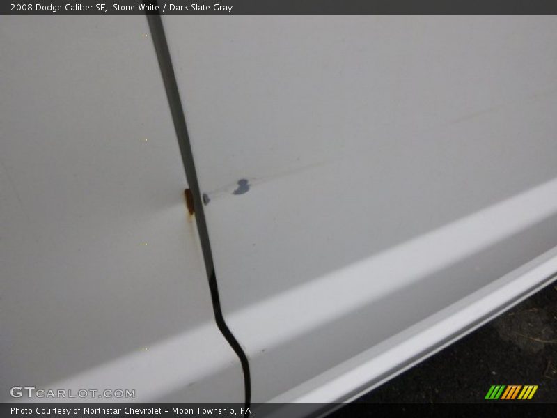 Stone White / Dark Slate Gray 2008 Dodge Caliber SE