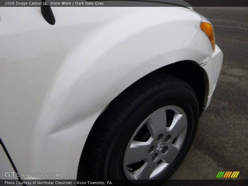 Stone White / Dark Slate Gray 2008 Dodge Caliber SE