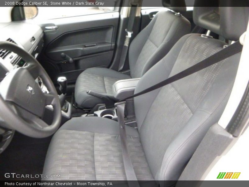 Stone White / Dark Slate Gray 2008 Dodge Caliber SE