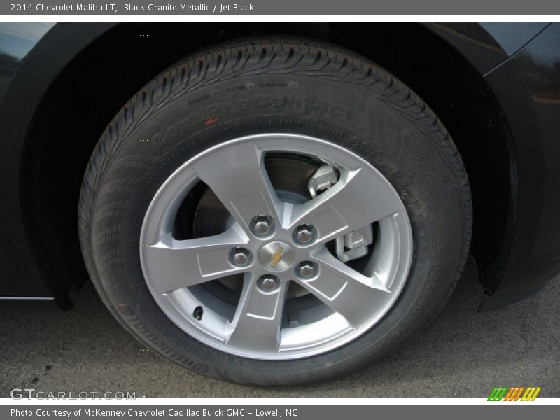 Black Granite Metallic / Jet Black 2014 Chevrolet Malibu LT