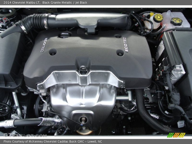 Black Granite Metallic / Jet Black 2014 Chevrolet Malibu LT