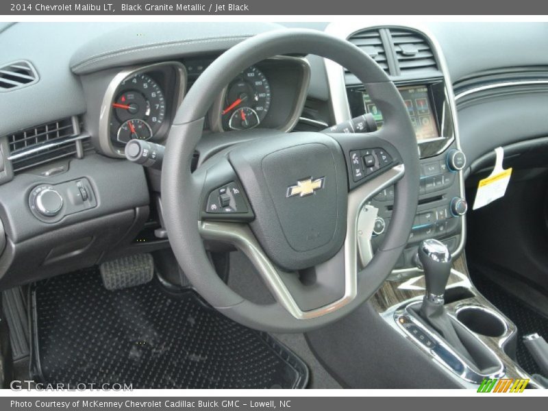 Black Granite Metallic / Jet Black 2014 Chevrolet Malibu LT