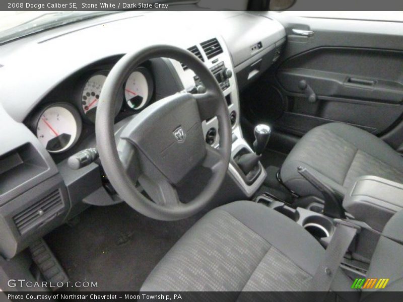 Stone White / Dark Slate Gray 2008 Dodge Caliber SE