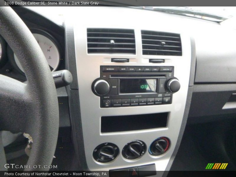Stone White / Dark Slate Gray 2008 Dodge Caliber SE