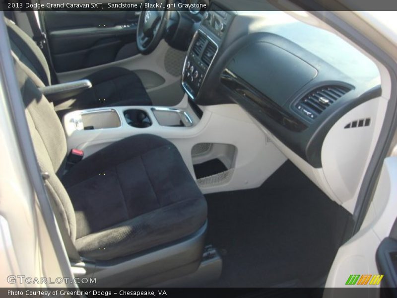 Sandstone / Black/Light Graystone 2013 Dodge Grand Caravan SXT