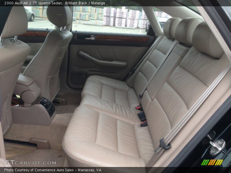 Rear Seat of 2000 A6 2.7T quattro Sedan
