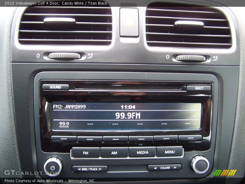 Candy White / Titan Black 2013 Volkswagen Golf 4 Door