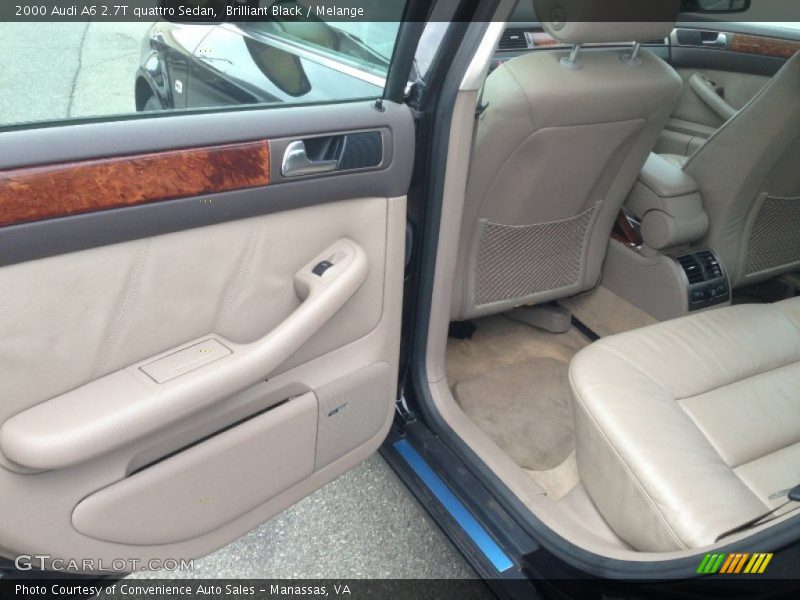 Brilliant Black / Melange 2000 Audi A6 2.7T quattro Sedan