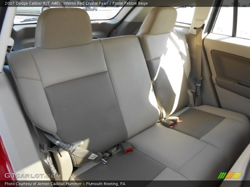 Inferno Red Crystal Pearl / Pastel Pebble Beige 2007 Dodge Caliber R/T AWD