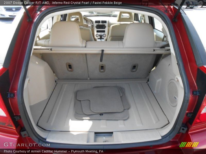 Inferno Red Crystal Pearl / Pastel Pebble Beige 2007 Dodge Caliber R/T AWD