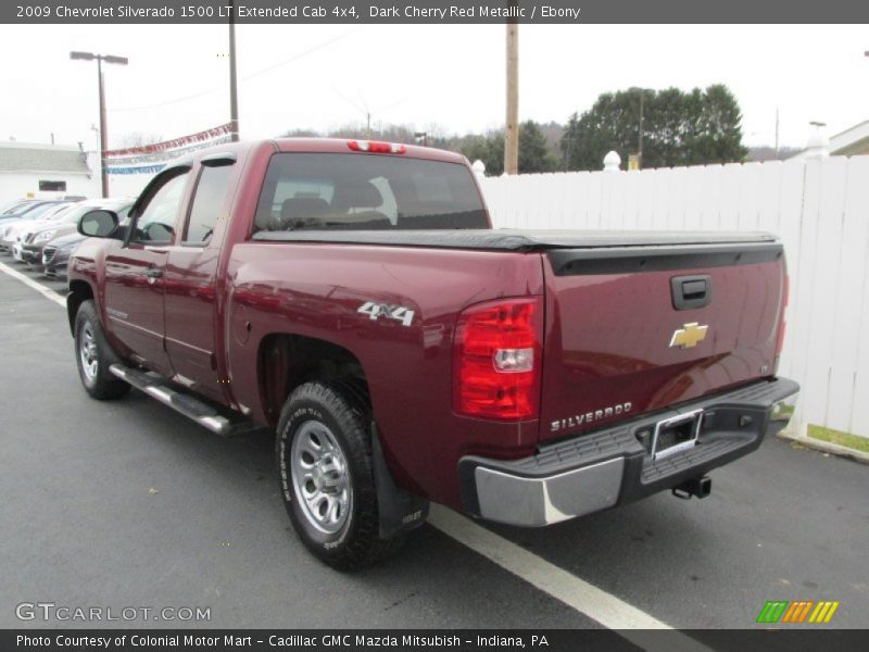 Dark Cherry Red Metallic / Ebony 2009 Chevrolet Silverado 1500 LT Extended Cab 4x4