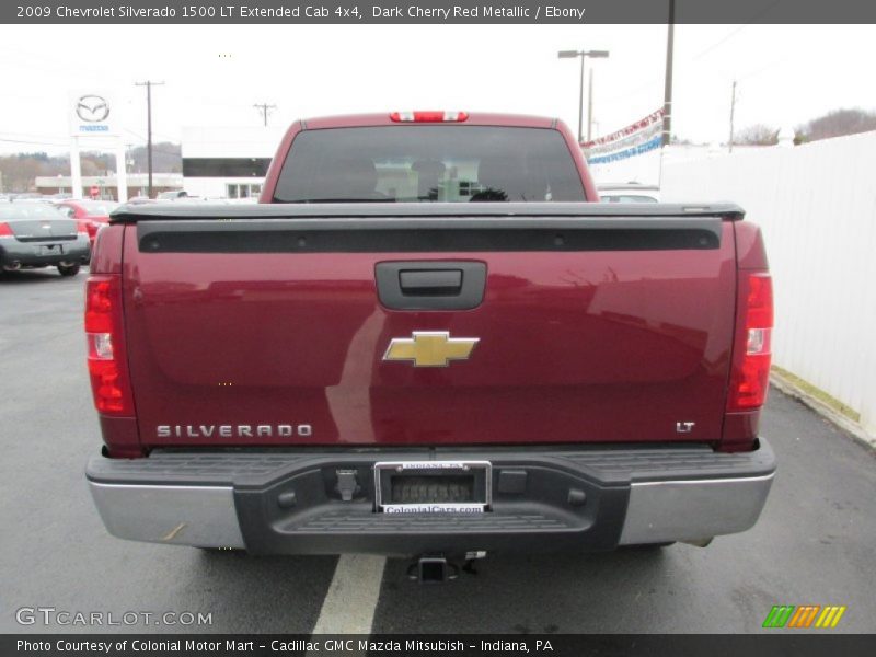 Dark Cherry Red Metallic / Ebony 2009 Chevrolet Silverado 1500 LT Extended Cab 4x4