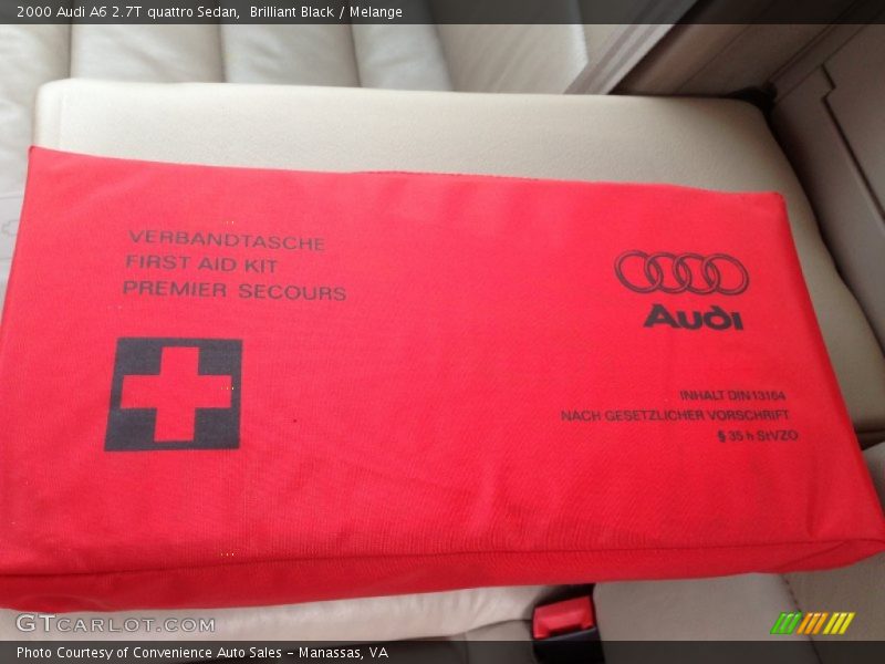 Brilliant Black / Melange 2000 Audi A6 2.7T quattro Sedan
