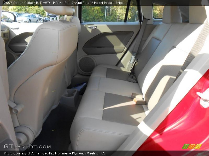 Inferno Red Crystal Pearl / Pastel Pebble Beige 2007 Dodge Caliber R/T AWD