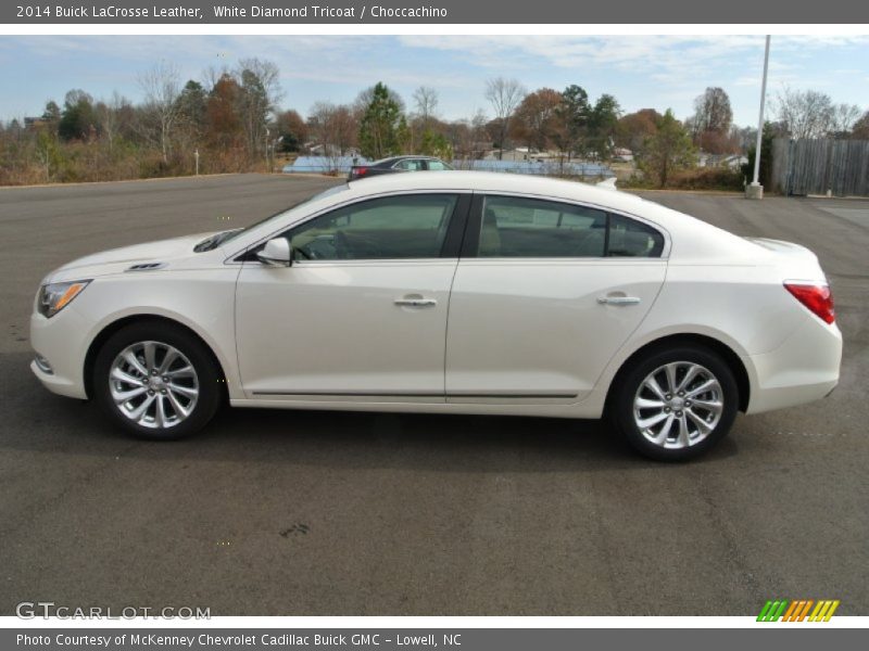 White Diamond Tricoat / Choccachino 2014 Buick LaCrosse Leather