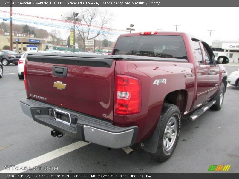 Dark Cherry Red Metallic / Ebony 2009 Chevrolet Silverado 1500 LT Extended Cab 4x4