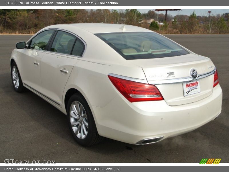 White Diamond Tricoat / Choccachino 2014 Buick LaCrosse Leather