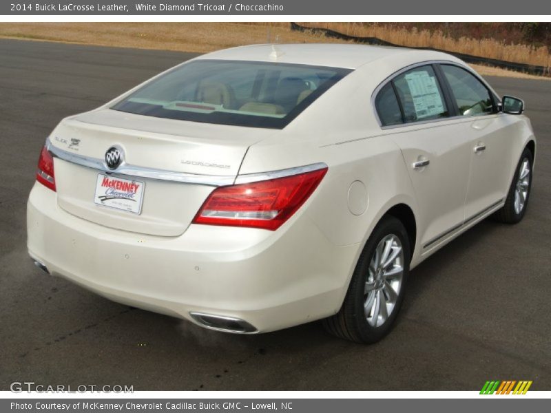 White Diamond Tricoat / Choccachino 2014 Buick LaCrosse Leather